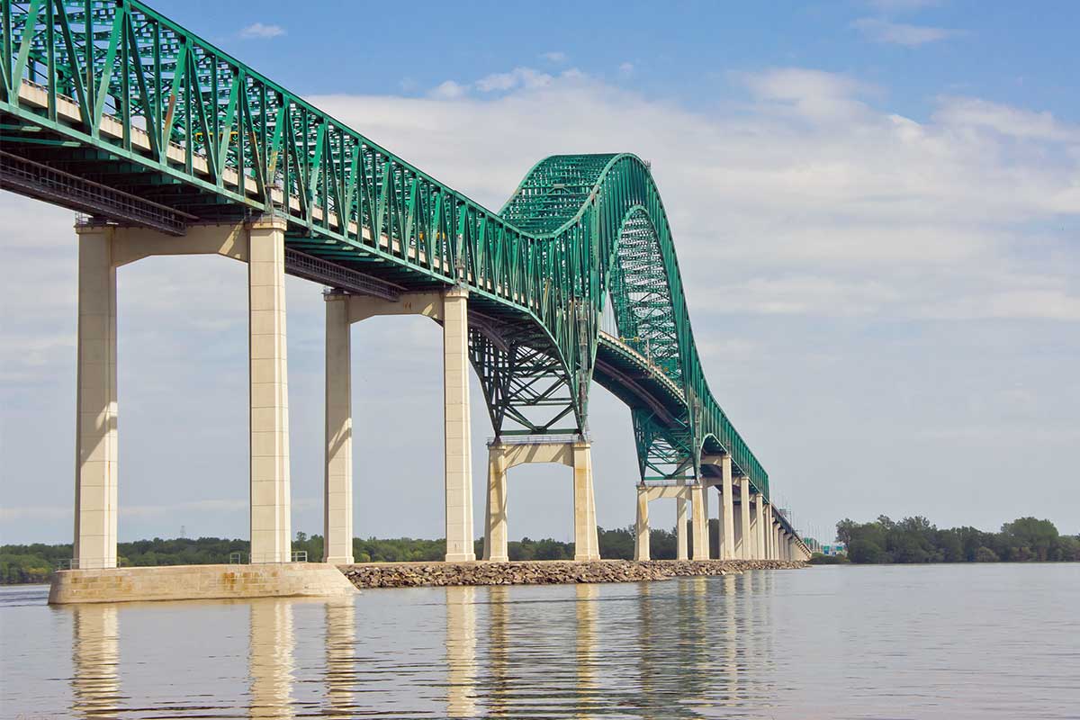 Vu du pont Laviolette